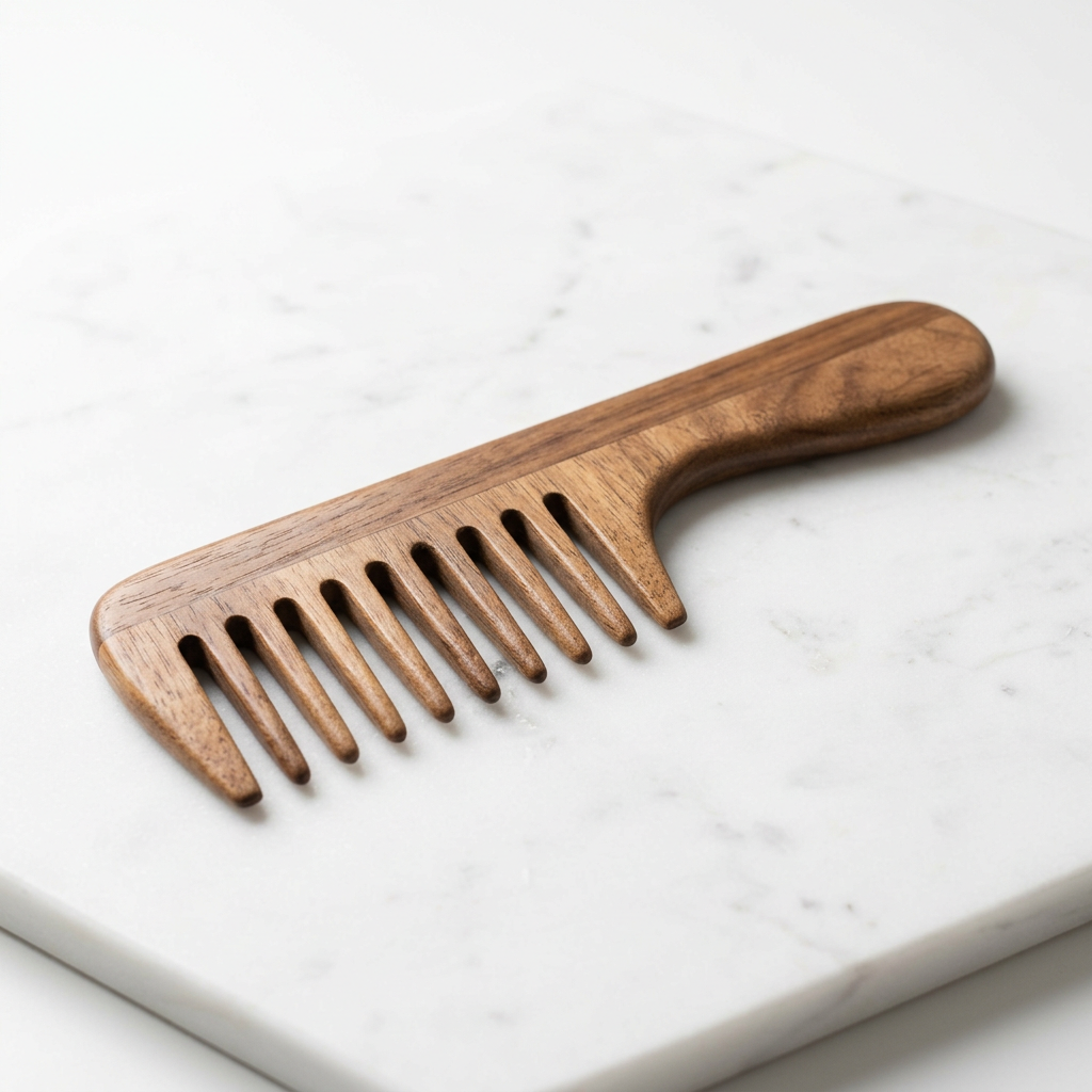 Wide-Tooth Sandalwood Detangling Comb